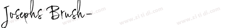 Josephs Brush字体转换